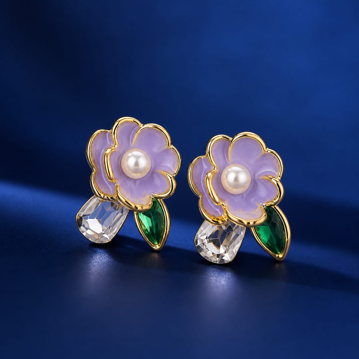 The Lavender Secret Garden Studs