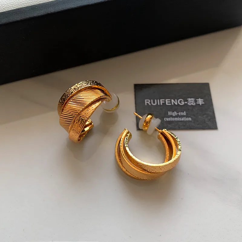 The Gilded Weaver Hoops